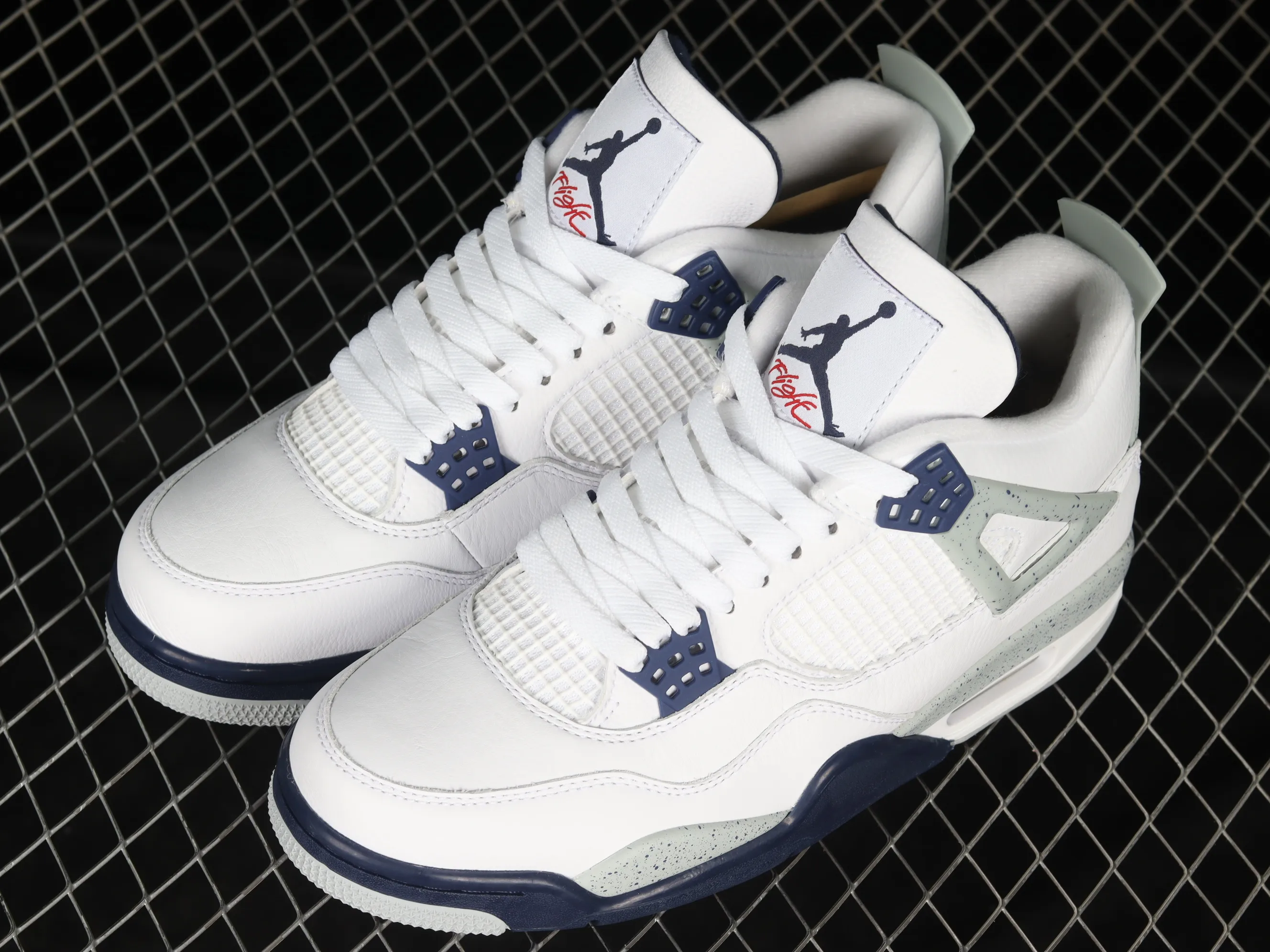 All Categories Air Jordan Jordan Series Basketball Shoes Air Jordan 4 Pure Original Version Air Jordan 4 Retro "Midnight Navy" AJ4 Joe 4 Midnight Blue Men's Cultural Basketball Shoes DH6927-140